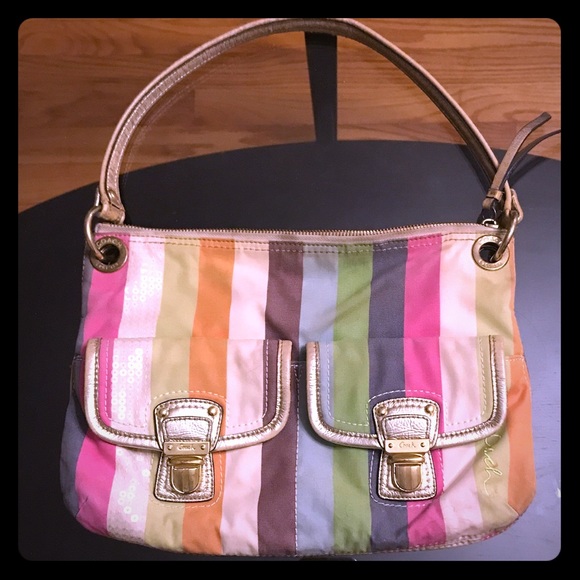 OCoach Poppy Legacy Stripe Hippie - Picture 1 of 8